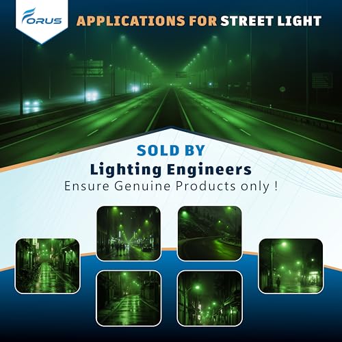 Image of Forus 50W Green Street Light Outdoor LED IP66 Waterproof Decorative Focus Lamp for Road Garden Events Security Terrace Landscape Pathway Building Festival Stage Party Celebration Lighting - 1 Pc