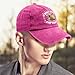 Just a Who Loves Capybaras Cute Bow Pastel Art Hats for Mens Fashion Pomegranate Red