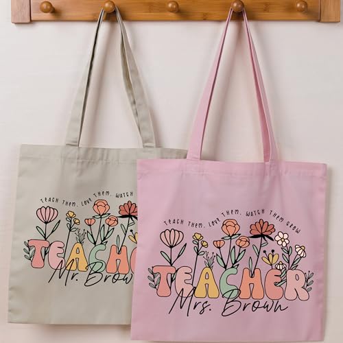 Bolso Tote Personalizado Grande para Maestro miniatura 6