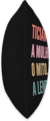 Miniatura 2 de Funny Portuguese First Name Design - Ticiany Throw Pillow