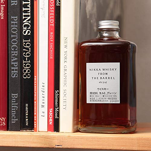Nikka I From the Barrel Blended Whisky I inklusive Geschenkverpackung I Kraftvoll würzige Eiche und fruchtige Karamellnoten I 51.4% Vol. I 500 ml