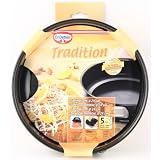 Dr. Oetker Tradition 24 cm nieprzywierająca forma do pieczenia sprężynowa, czarna