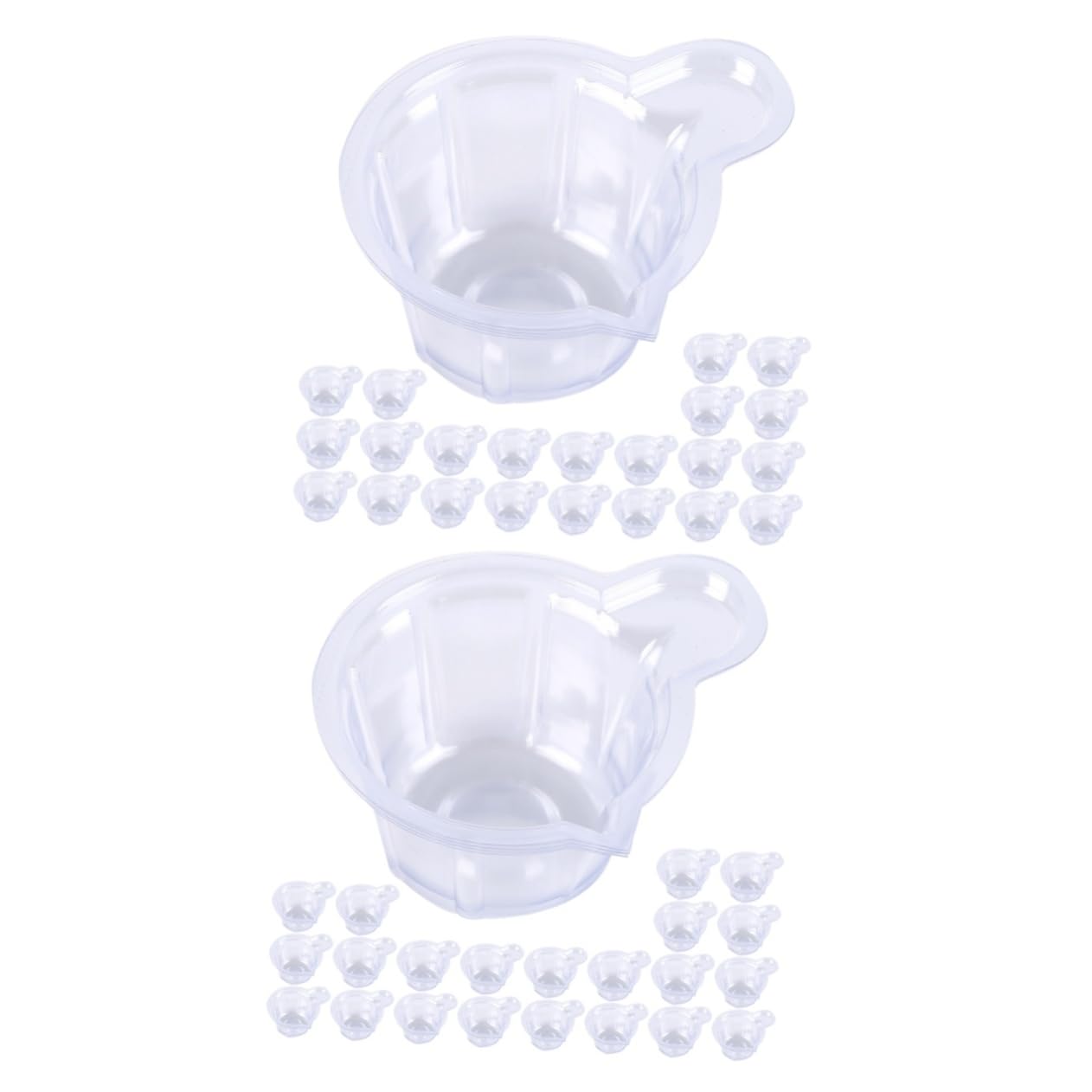JECOMPRIS 2sets Bathroom Cups Specimen Toilet Pee Sample Sample Container Plastic 200pcs*2