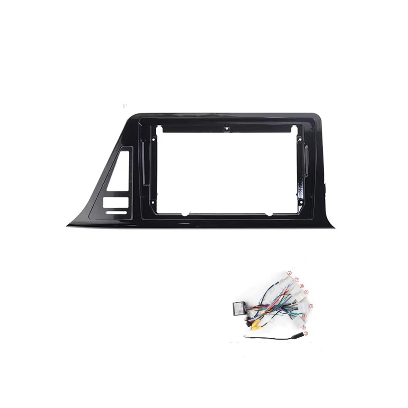 Façade Cadre Radio pour Toyota pour CHR pour C-HR 2016-2020 9 Pouces 15CM Autoradio Fascias GPS MP5 Lecteur Stéréo 2 Din Unité Principale Panneau Tableau Kit D'autoradio