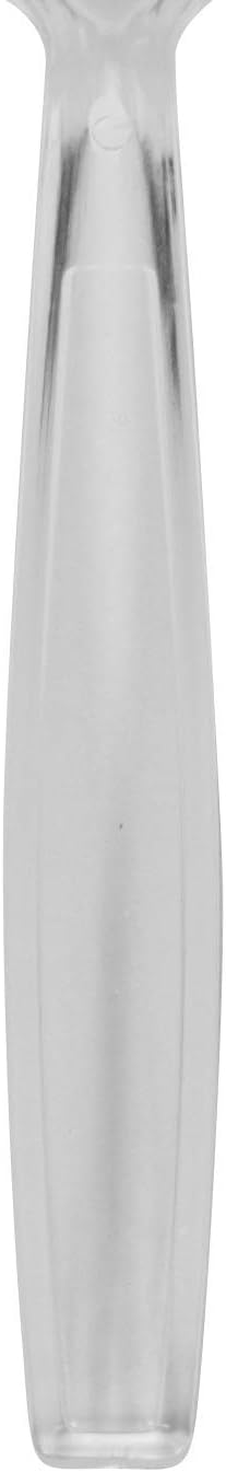 Karat [6.5" - 1,000 Pack] Clear PS Plastic Extra-Heavy Weight Disposable Teaspoons (U2023C)