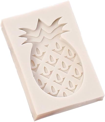 Miniatura 2 de AKOAK 3 moldes de silicona para fondant, molde de silicona de arcilla de resina, caramelo de chocolate, ananas, árbol de coco y sandía