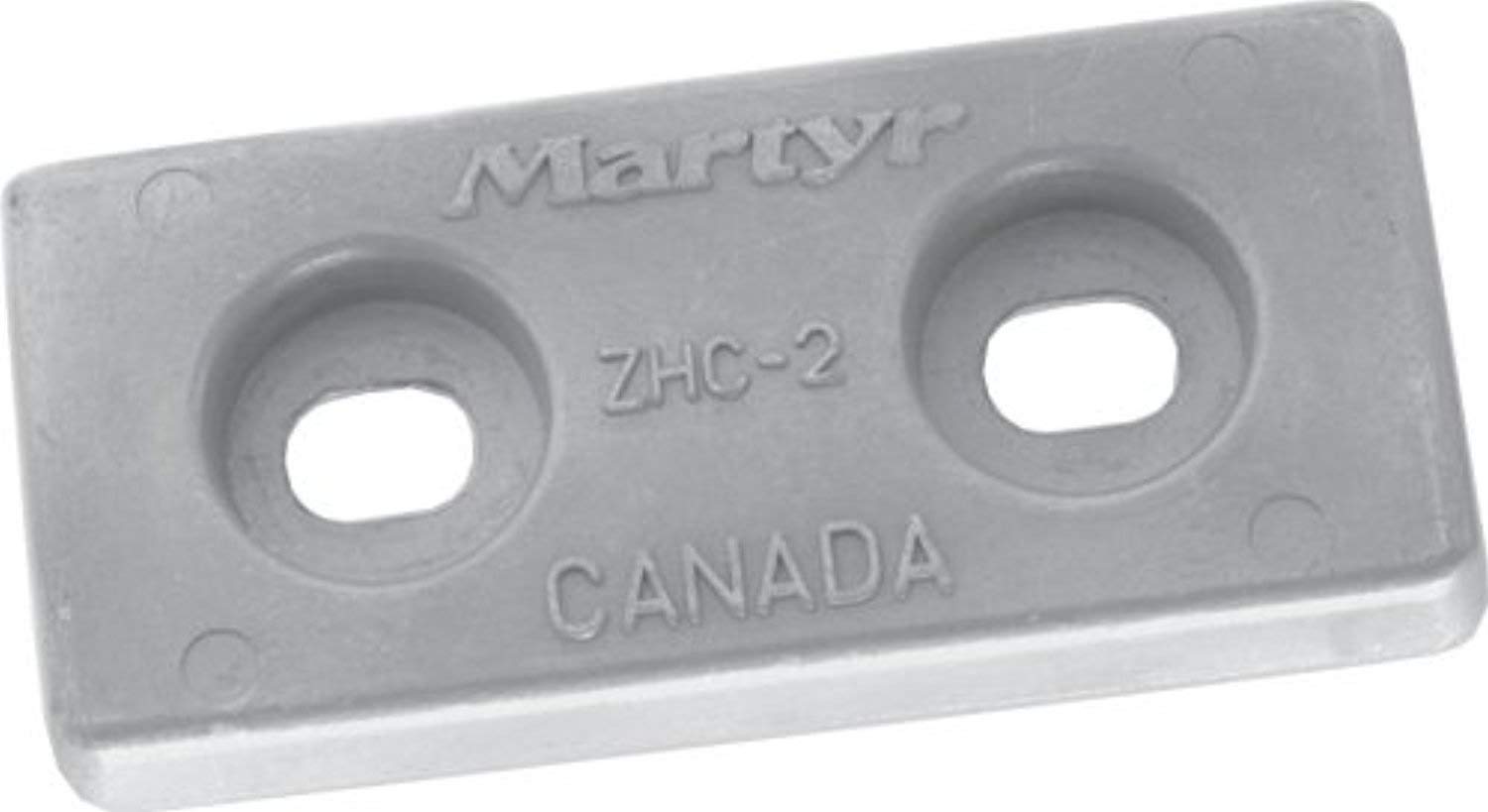Martyr CMZHC2AZ, Zinc Alloy Pleasurecraft ZHC-2 Medium Streamlined Bolt-on hull anode