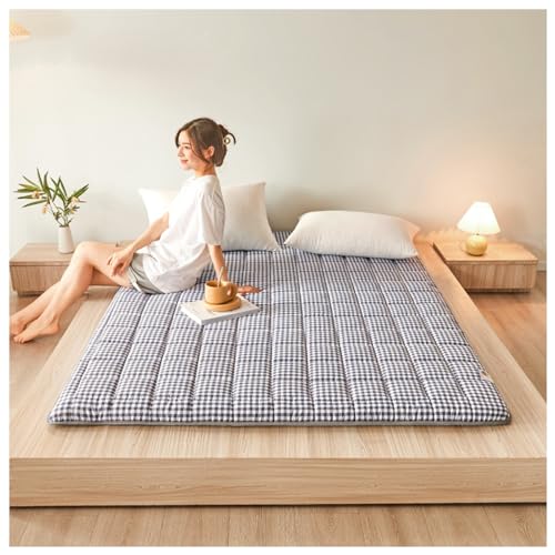 Alfombra Tatami Japonesa colchón futón Plegable Alfombra de Suelo de Capas para Dormir, Dormitorio, meditación, Yoga,D,150x200cm