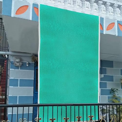 Image of Heart Home Sun Shade Net (10 x 15 Feet) Square Sheet for Plants, Farming | Green Net /Agro Net | Sunlight Protection Canopy | Netting Cloth for Terrace, Garden, Lawn, Balcony | Green