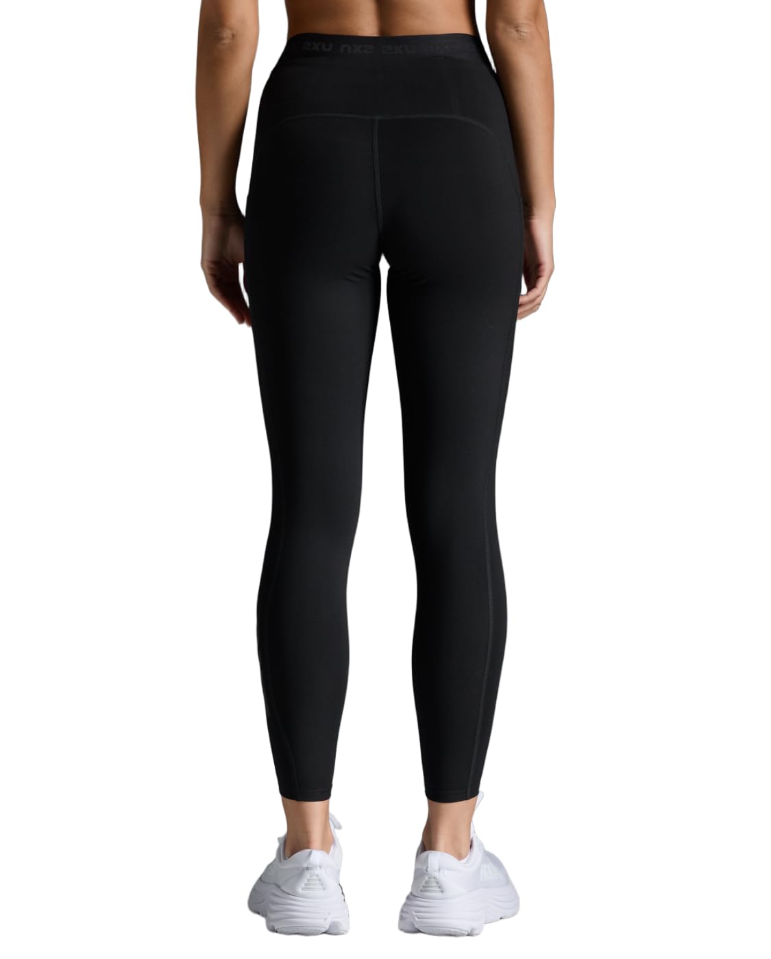2XU Form Stash Hi-Rise Compression Tight - Performance Activewear per allenamento, recupero migliorato, nero/nero