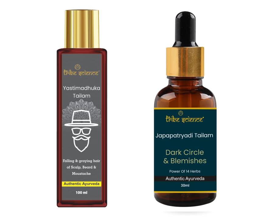 THE TRIBE SCIENCEYastimadhuka Tailam | Japapatradi Tailam || Combo Pack