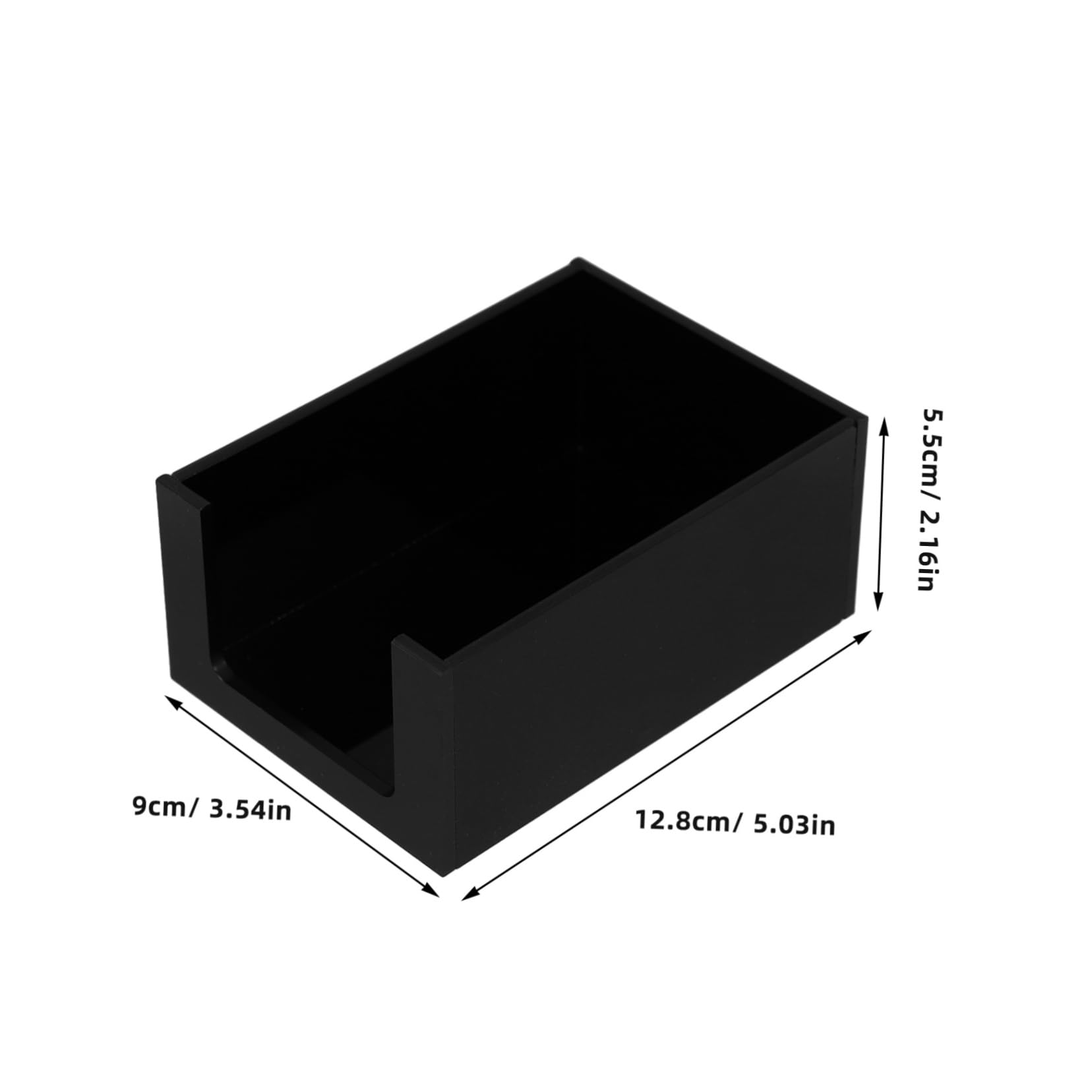 PRETYZOOM Wooden Tea Storage Box Teabag Dispenser Sugar Holder for Kitchen Countertop