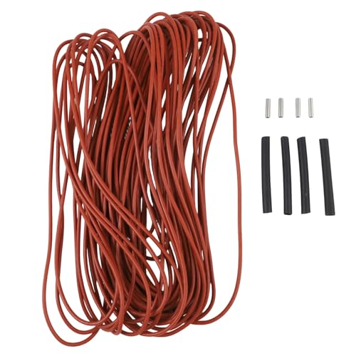 Câble chauffant fibre de carbone 12K 33 Ohm isolation silicone - 7