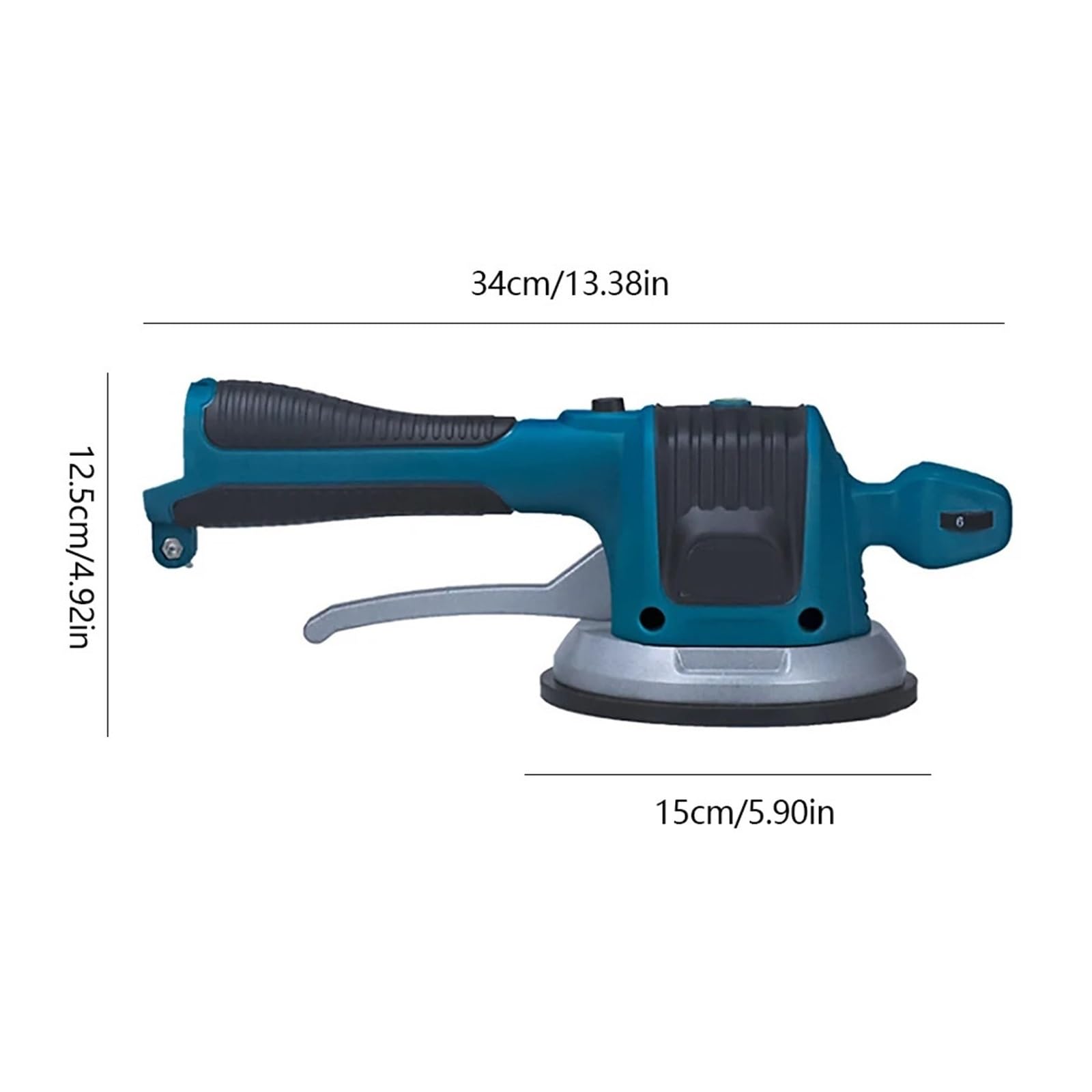 Strumento Vibrazione Piastrelle Strumento Di Livellamento Del Pavimento Con Vibrazione Della Macchina For La Posa Di Piastrelle Regolabile A 6 Velocità Da 120 Cm Con 2 Batterie