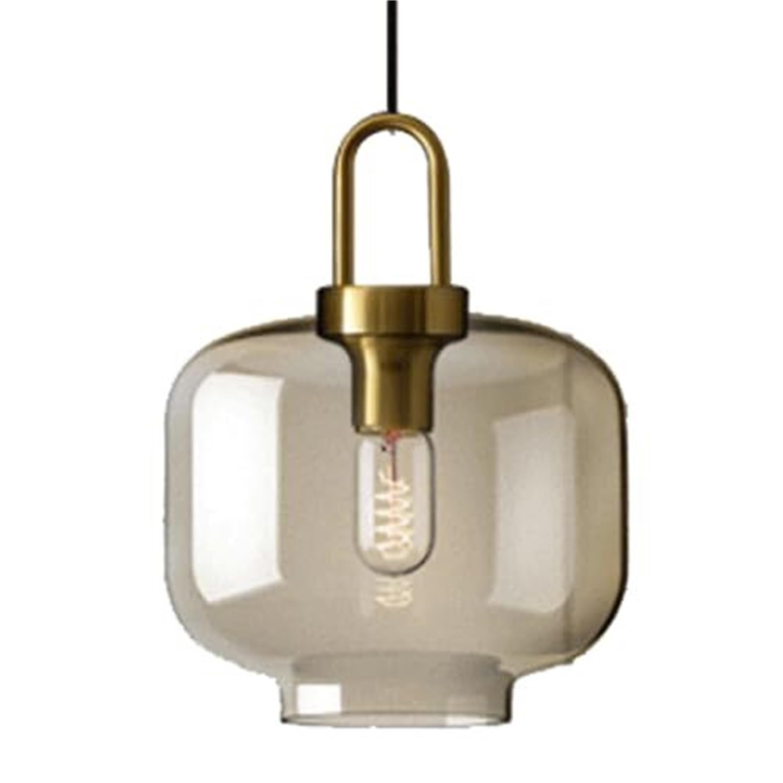 HXYSXHJUO Nordic Style Glass Chandelier - recessed Lighting Fixture, Suitable for Balcony and Dining Room Decoration