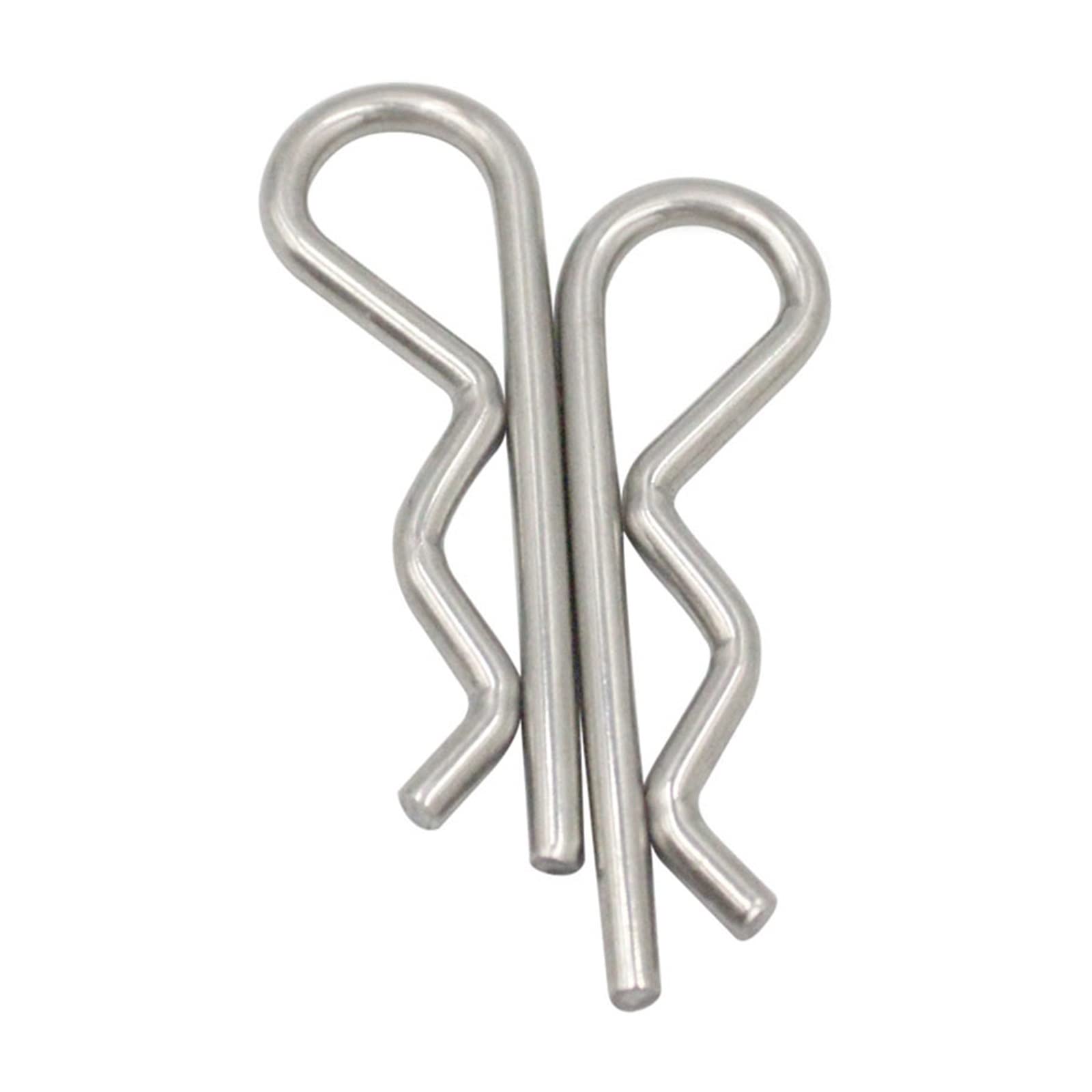 10 Stück Edelstahl-R-Clips, Sicherungsfedern, Splinte, 1,2 X 22