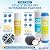 Max Water 6 Stage Reverse Osmosis Dual RODI Water Filter Replacement Kit for Aquarium -1 Micron Polypropylene Sediment, GAC, CTO Carbon, 2X Mixed Bed DI & 100 GPD RO Membrane