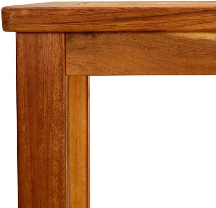 vidaXL , Garden, Rectangular Planter, Rustic Design, Durable Materials, Plenty of Storage for Plants, Flowers, and Veggies in the Yard