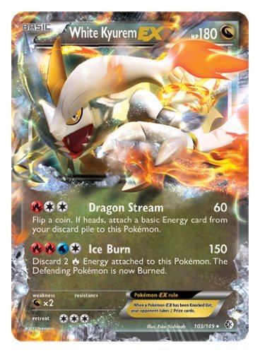 Pokemon - White Kyurem-EX (103/149) - BW - Boundaries Crossed - Holo