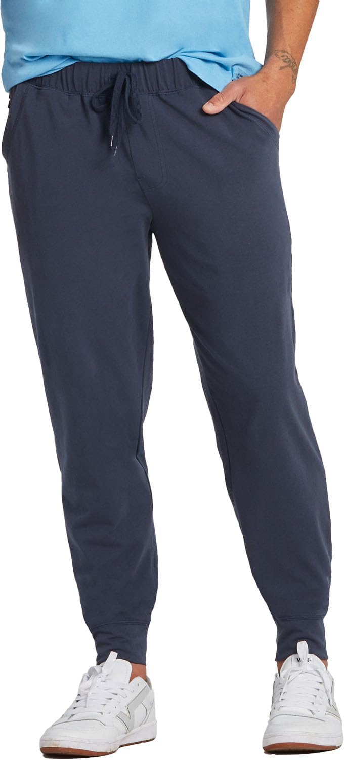Life is Good. Men's Solid Crusher-Flex Jogger, Inkwell Blue, Medium