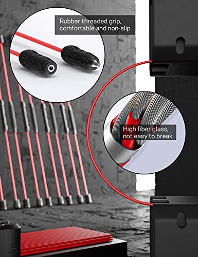 Elastic Fitness Exercise Bar,High Frequency Vibration,Fast Body Shaping And Weight Loss.Resistance Workouts In Home Gym.Muscle Rehabilitation,Aerobic Exercise Fitness Equipment