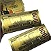 PartyYeah Donald Trump 1000 Dollar Bill Banknote, One Thousand 24k Gold Coated Donald Trump Legacy Limited Edition Million Dollar Bill Great Gift for Coin Currency Collectors and Republican (100 Pack)