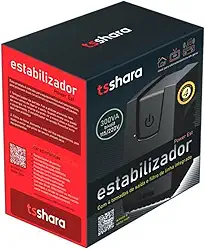 TS Shara 9001 Estabilizador 300VA Bivolt, Preto