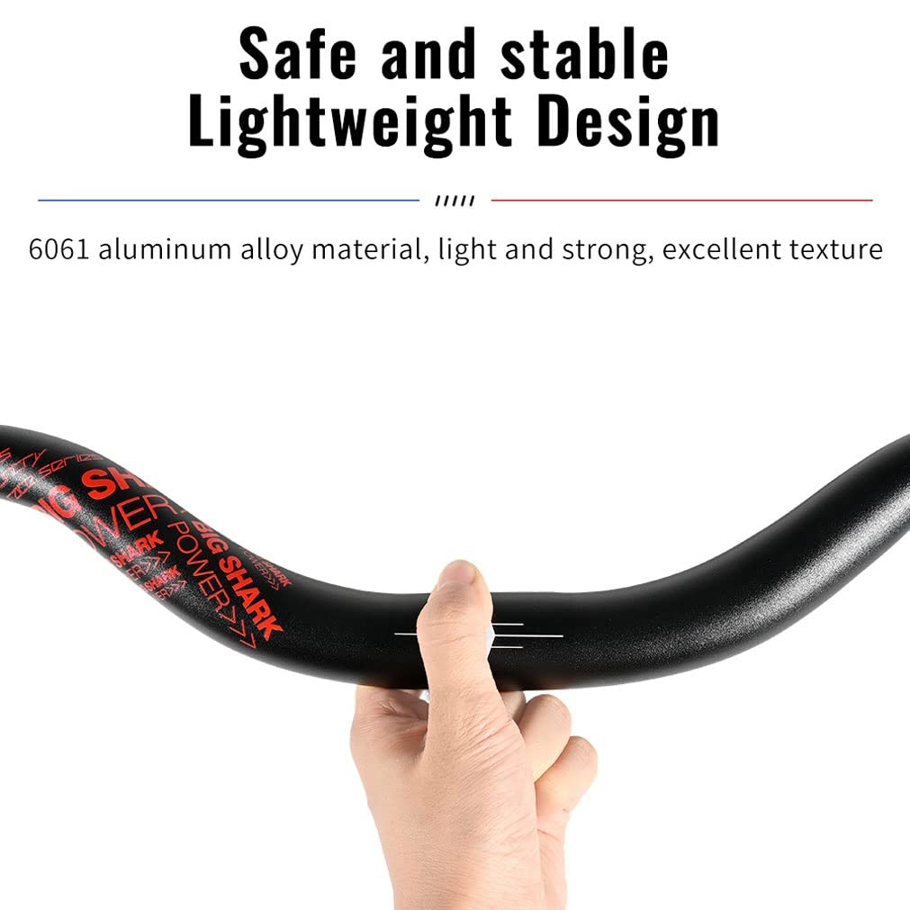 Manillar MTB 780 Mm | Aleación Aluminio 6061 | Diámetro 31.8 Mm | Elevación 50 Mm | Para Bicicleta Montaña