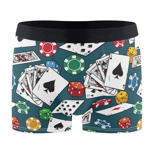 ZZKKO Men's Underwear Briefs Pretzel Watercolor Men's Boxer Briefs,Trunks Underwear for Men S-XXL