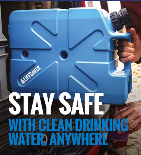 Lifesaver Jerrycan Water Purifier - Military Spec, Heavy Duty Water Purifier for Overlanding, Camping, Hiking, Emergency Preparedness and Survival Kit