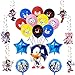 Sonic The Hedgehog Party, 21PCS Sonic The Hedgehog Party Dekorations set, Sonic Geburtstagsfeier Dekoration, Sonic Foil Latex Luftballons, Kindergeburtstag Deko Party Ballons