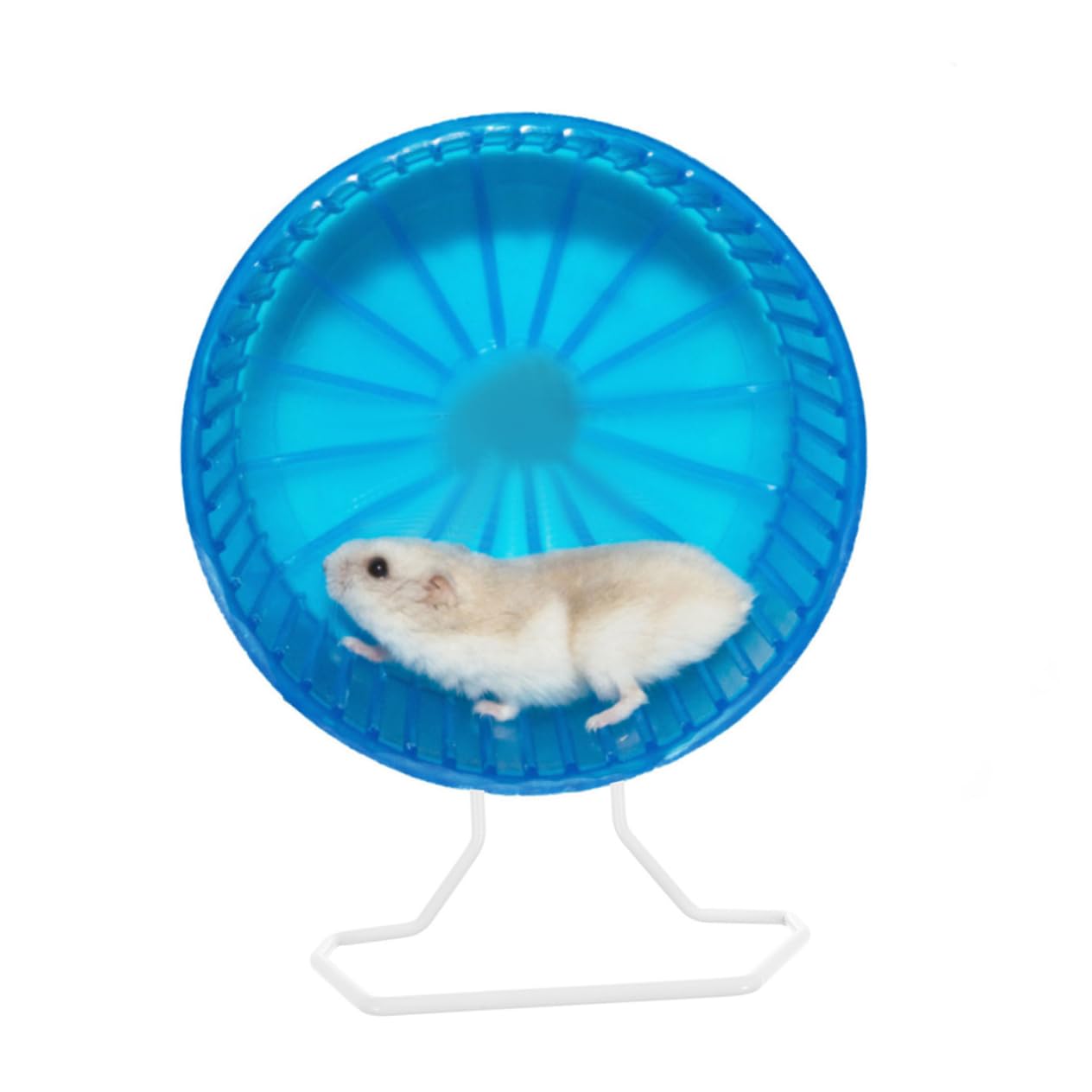 SUPVOX 8piezas Soporte De Rueda De Ejercicio para Hámster De Soporte De Hierro para Rueda De Correr De Hámster Estable y Práctico para Mascotas Accesorios De Juguete y Ardilla
