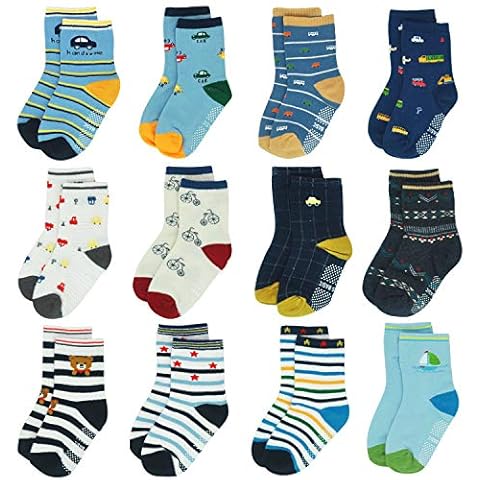 HYCLES Non-Skid Cartoon Socks for Toddlers Cover