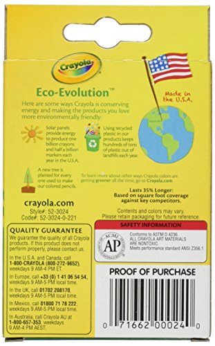 Crayola Crayons 24 Count - 2 Packs (52-3024) #TOP1