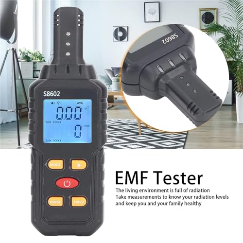 Detector de Radiación Portátil S8602 Digital EMF miniatura 3