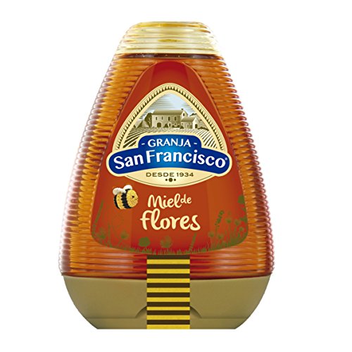 Granja San Francisco - Miel de Milflores - 0% Goteo - 425 g - [pack de 5]