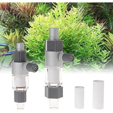 QANVEE Inline CO2 Atomizer Diffuser Aquarium Planted Tanks Aquascape (M1 (12/16MM)) Cover