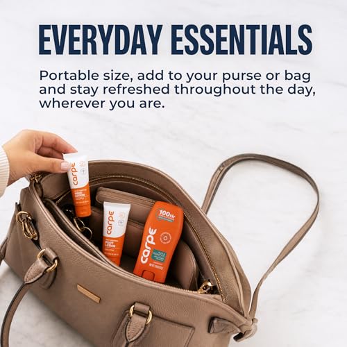 Image of Carpe Head to Toe Bundle - Underarm Antiperspirant Deodorant - Sweat Absorbing Hand Lotion - Sweat Absorbing Foot Lotion - Manage Sweat & Odor for Hands, Feet, Underarms - Eucalyptus Scent