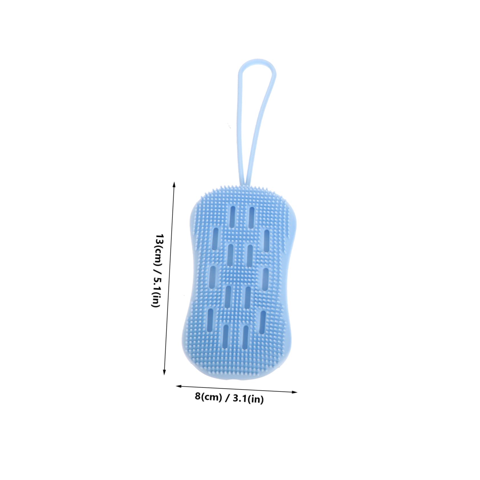 Healvian 4piezas Esponja De Baño Multifuncional Cepillo De Limpieza y Masaje Para Cuerpo Herramienta De Ducha Cuerda Para Colgar Para Uso Diariamente Espacios Reducidos