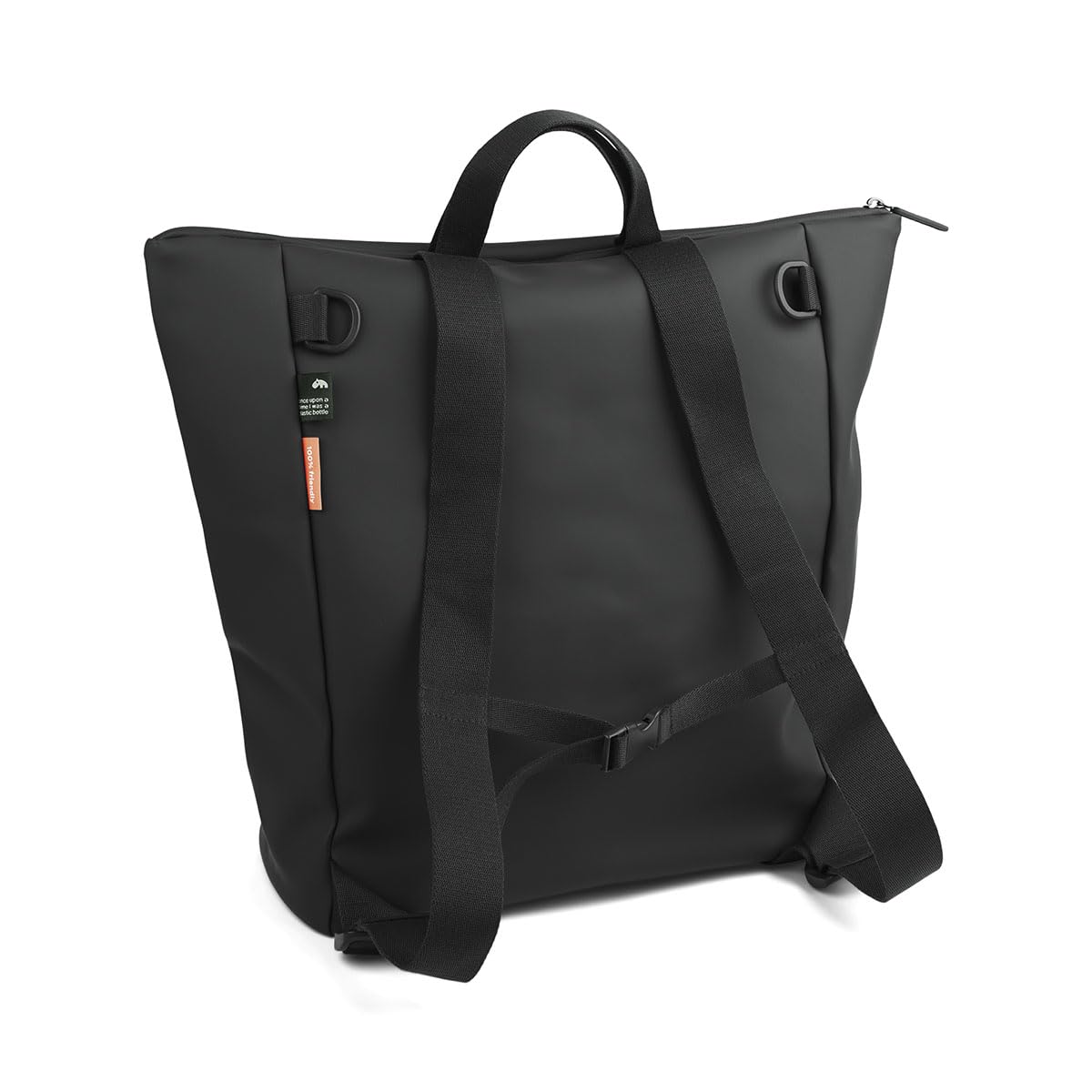 Done by Deer Wickelrucksack - Faltbare Wickelauflage und zwei Kinderwagenhaken inklusive - Wickeltasche aus 100% recyceltes Polyester mit PU-Beschichtung