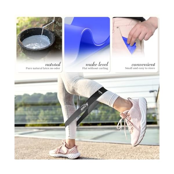 VEICK 5-Level Resistance Loop Bands Set for Strength Training & Pilates - Image 5