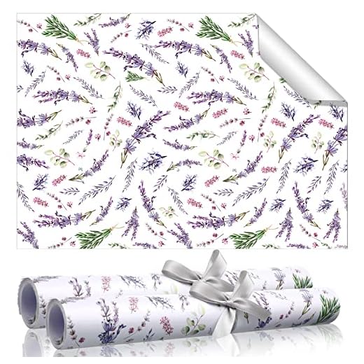 BBTO 20 Sheet Fragrant Drawer Liners for Dresser Scented Cabinet Paper Liners for Shelves 15.8 x 22 Inches Non Adhesive Drawer Paper Mats for Home Shelf Close (Lavender)