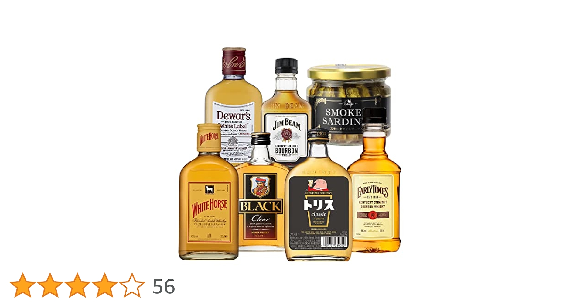 Amazon.co.jp: ウイスキー ミニボトル 6本 飲み比べセット 180ml