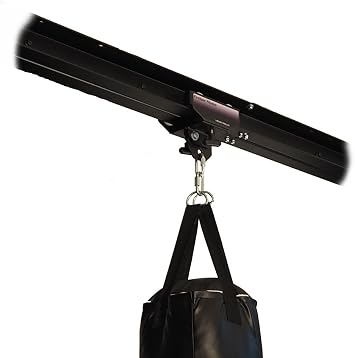 Firstlaw Fitness 8 Foot Rail System - Standard Brake - Black Rolling Mount - Made in USA