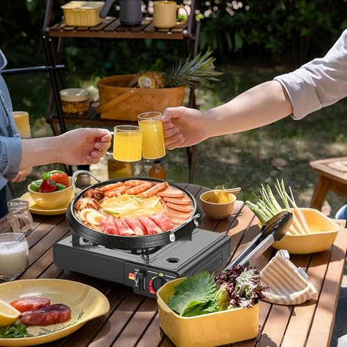 Réchaud cassette extérieur de camping à haute puissance pour pique-nique - 7