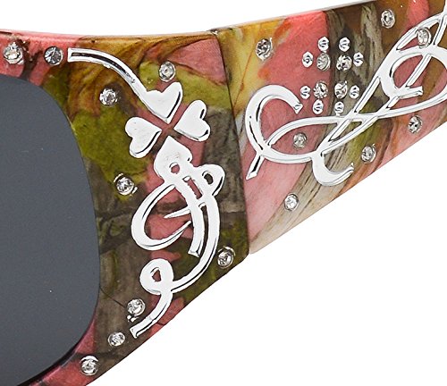 Hornz Women's Pink & Hot Pink-Purple Camouflage Polarized Sunglasses, No Glare4