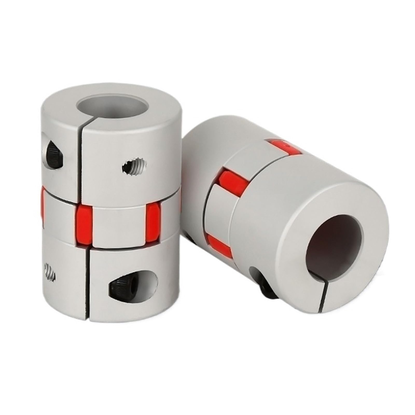 Accouplement de serrage rigide en aluminium Connecteur coupleur Flexible XB aluminium prune arbre couplage fleur de prunier D30L40 diamètre intérieur 9-9.5mm(9mmx10mm)