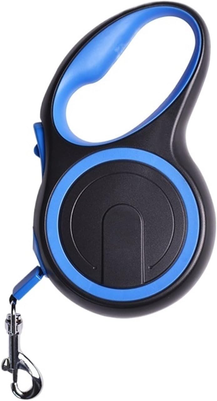 Dog Leash Retractable Roulette Long Pet Lead Strong,Compatible for Small Large Big Dogs Durable(Gray,8m-50kg)