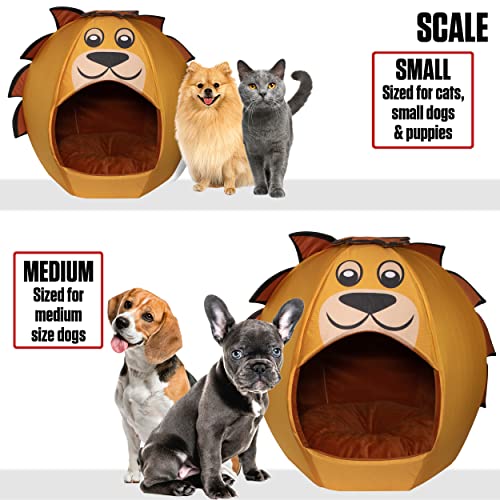 Maccabi Art Lion- Igloo Pet Bed- Medium #TOP6