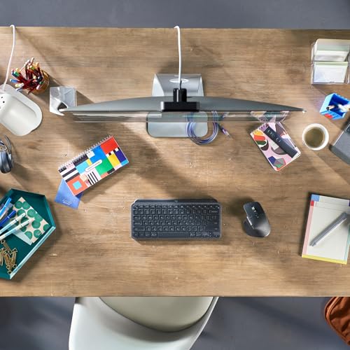 MX Keys Mini Tastiera Illuminata Wireless, Minimal, Compatta, Bluetooth, Retroilluminata, USB-C, Compatibile con Apple/macOS/iOS/Windows/Linux/Android, Layout Qwerty Italiano, Grafite - Tastiera gaming - Immagine 5